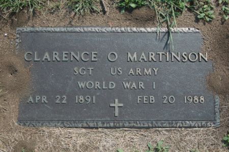 MARTINSON, CLARENCE O. - Clinton County, Iowa | CLARENCE O. MARTINSON 