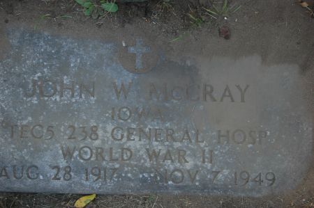 MCCRAY, JOHN W. - Clinton County, Iowa | JOHN W. MCCRAY 