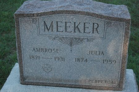 MEEKER, AMBROSE - Clinton County, Iowa | AMBROSE MEEKER 
