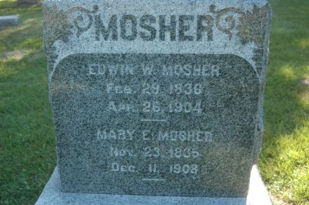 MOSHER, MARY E. - Clinton County, Iowa | MARY E. MOSHER 