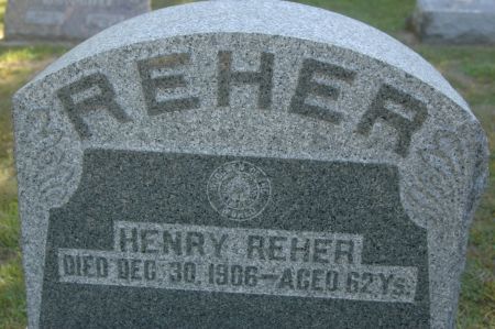 REHER, HENRY - Clinton County, Iowa | HENRY REHER 