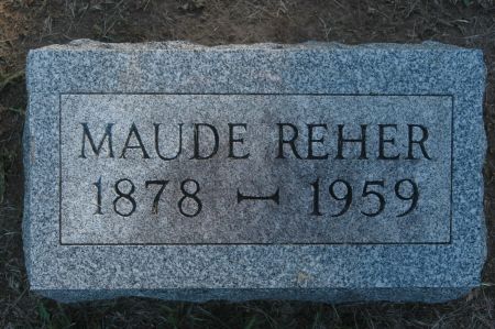 REHER, MAUDE - Clinton County, Iowa | MAUDE REHER 