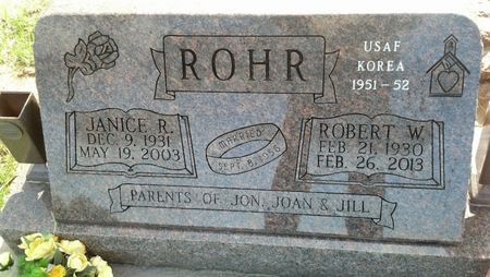 ROHR, ROBERT W. - Clinton County, Iowa | ROBERT W. ROHR 