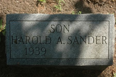 SANDER, HAROLD A. - Clinton County, Iowa | HAROLD A. SANDER 