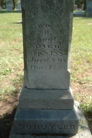 SCHUYLER, VETIE - Clinton County, Iowa | VETIE SCHUYLER 
