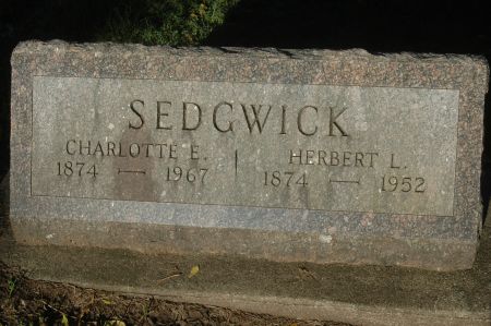 SEDGWICK, CHARLOTTE E. - Clinton County, Iowa | CHARLOTTE E. SEDGWICK 