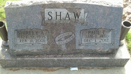 SHAW, SHIRLEY A. - Clinton County, Iowa | SHIRLEY A. SHAW 