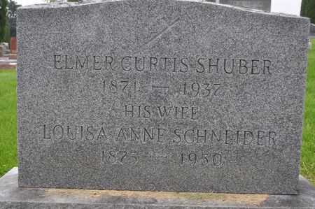 SCHNEIDER SHUBER, LOUISA ANNE - Clinton County, Iowa | LOUISA ANNE SCHNEIDER SHUBER 