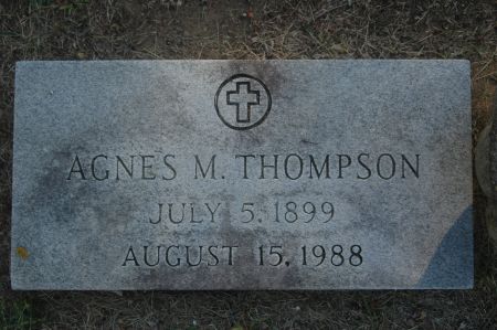 THOMPSON, AGNES M. - Clinton County, Iowa | AGNES M. THOMPSON 