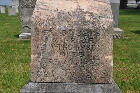 THOMPSON, ELIZABETH - Clinton County, Iowa | ELIZABETH THOMPSON 