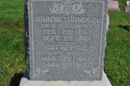 THOMPSON, CATHERINE - Clinton County, Iowa | CATHERINE THOMPSON 