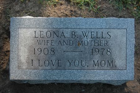 WELLS, LEONA B. - Clinton County, Iowa | LEONA B. WELLS 