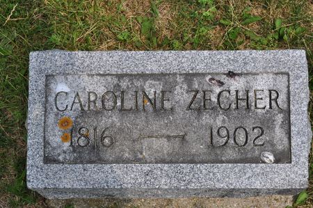 ZECHER, CAROLINE - Clinton County, Iowa | CAROLINE ZECHER 