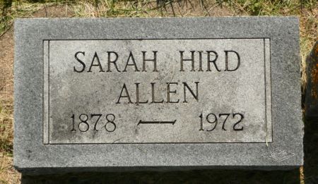 HIRD ALLEN, SARAH - Crawford County, Iowa | SARAH HIRD ALLEN 