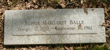 BALLE, SOPHIA MARGARET - Crawford County, Iowa | SOPHIA MARGARET BALLE 