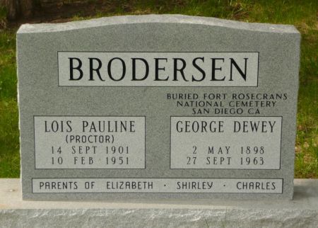 BRODERSEN, LOIS PAULINE - Crawford County, Iowa | LOIS PAULINE BRODERSEN 