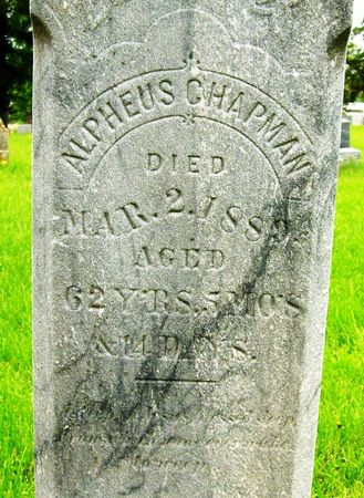 CHAPMAN, ALPHEUS - Crawford County, Iowa | ALPHEUS CHAPMAN 