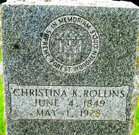 ROLLINS, CHRISTINA K. - Crawford County, Iowa | CHRISTINA K. ROLLINS 
