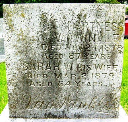 VAN WINKLE, SARAH W. - Crawford County, Iowa | SARAH W. VAN WINKLE 