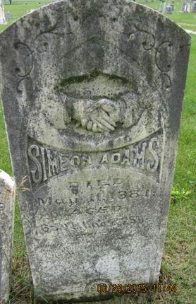 ADAMS, SIMEON - Dallas County, Iowa | SIMEON ADAMS 
