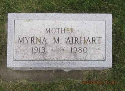AIRHART, MYRNA M - Dallas County, Iowa | MYRNA M AIRHART 