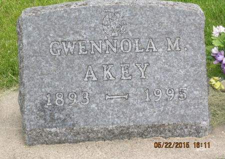 AKEY, GWENNOLA M - Dallas County, Iowa | GWENNOLA M AKEY 
