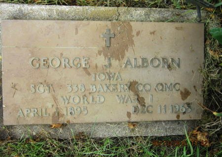 ALBORN, GEORGE J - Dallas County, Iowa | GEORGE J ALBORN 