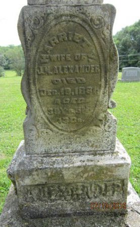 ALEXANDER, HARRIET V - Dallas County, Iowa | HARRIET V ALEXANDER 