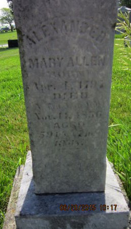 ALLEN, ALEXANDER - Dallas County, Iowa | ALEXANDER ALLEN 
