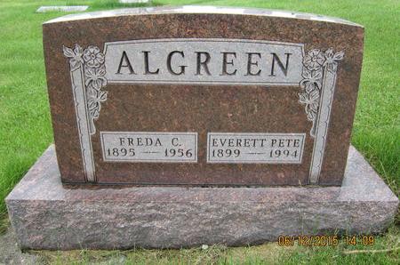 ALGREEN, FREDA C - Dallas County, Iowa | FREDA C ALGREEN 