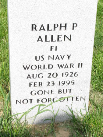 ALLEN, RALPH P - Dallas County, Iowa | RALPH P ALLEN 