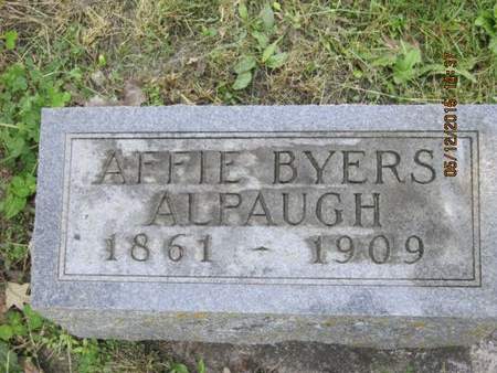 BYERS ALPAUGH, AFFFIE - Dallas County, Iowa | AFFFIE BYERS ALPAUGH 