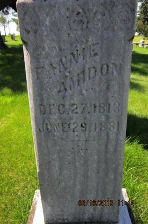 AMIDON, FANNIE - Dallas County, Iowa | FANNIE AMIDON 