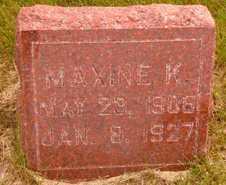 ANDERSON, MAXINE K - Dallas County, Iowa | MAXINE K ANDERSON 