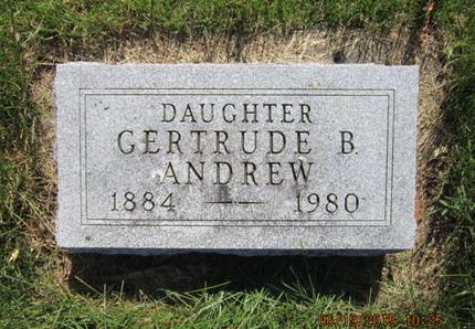 ANDREW, GERTRUDE B - Dallas County, Iowa | GERTRUDE B ANDREW 