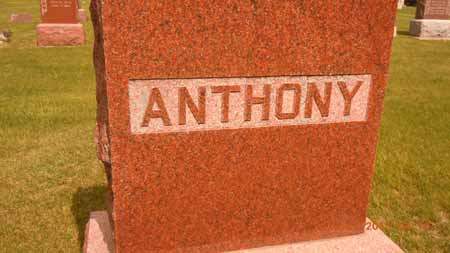 ANTHONY, FAMILY STONE - Dallas County, Iowa | FAMILY STONE ANTHONY 