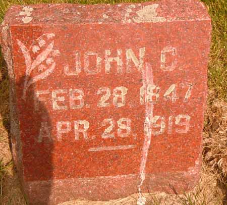 ANTHONY, JOHN C - Dallas County, Iowa | JOHN C ANTHONY 