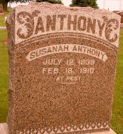 ANTHONY, SUSANAH - Dallas County, Iowa | SUSANAH ANTHONY 