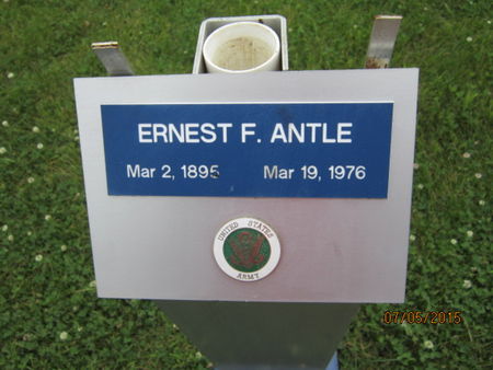 ANTLE, ERNEST F - Dallas County, Iowa | ERNEST F ANTLE 