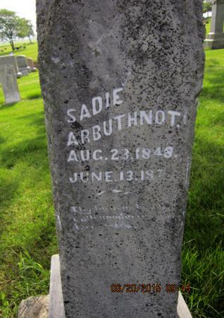 ARBUTHNOT, SADIE - Dallas County, Iowa | SADIE ARBUTHNOT 