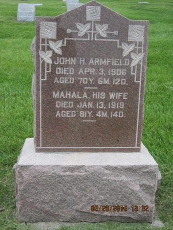 ARMFIELD, MAHALA - Dallas County, Iowa | MAHALA ARMFIELD 