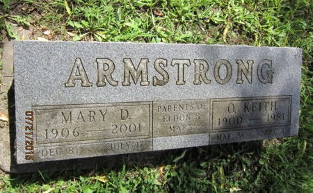ARMSTRONG, MARY D - Dallas County, Iowa | MARY D ARMSTRONG 