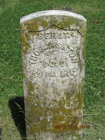 ASHTON, THOS - Dallas County, Iowa | THOS ASHTON 