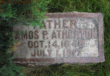 ATHERTON, AMOS P - Dallas County, Iowa | AMOS P ATHERTON 