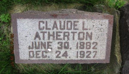 ATHERTON, CLAUDE L - Dallas County, Iowa | CLAUDE L ATHERTON 