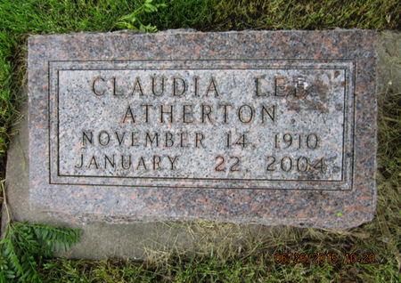 ATHERTON, CLAUDIA LEE - Dallas County, Iowa | CLAUDIA LEE ATHERTON 