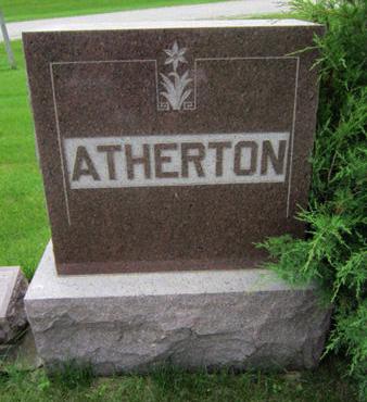 ATHERTON, FAMILY STONE - Dallas County, Iowa | FAMILY STONE ATHERTON 
