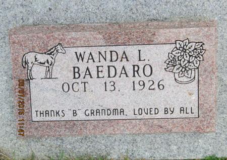 BAEDARO, WANDA L - Dallas County, Iowa | WANDA L BAEDARO 