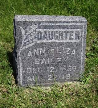 BAILEY, ANN ELIZA - Dallas County, Iowa | ANN ELIZA BAILEY 
