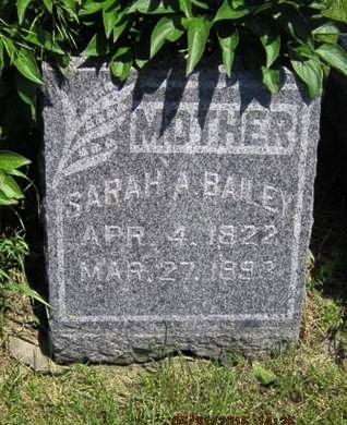 BAILEY, SARAH A - Dallas County, Iowa | SARAH A BAILEY 